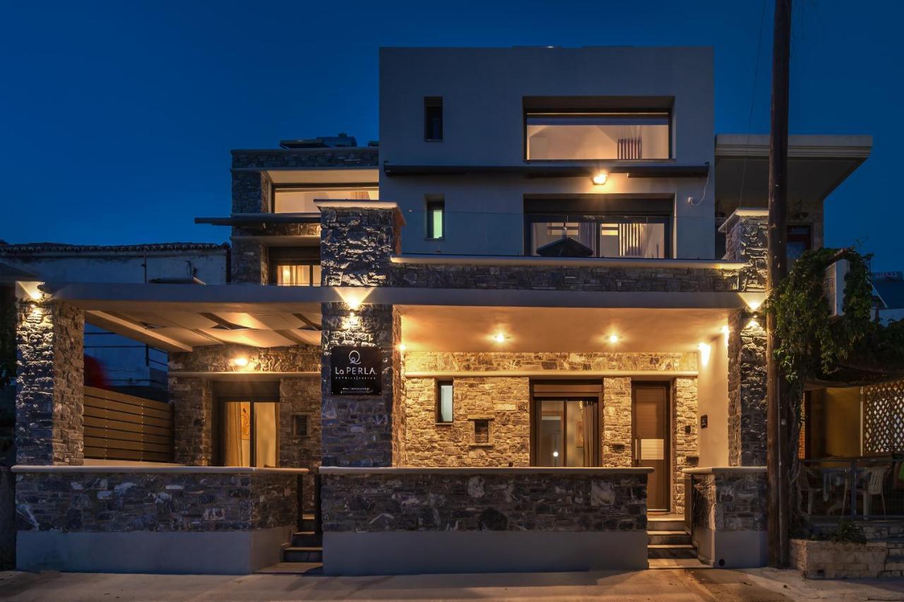 La Perla Suites Agioi Apostoloi  Bagian luar foto