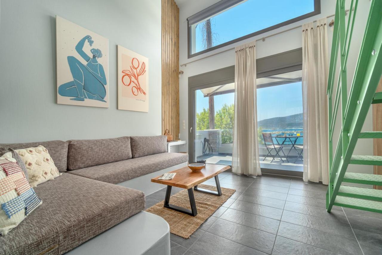 La Perla Suites Agioi Apostoloi  Bagian luar foto