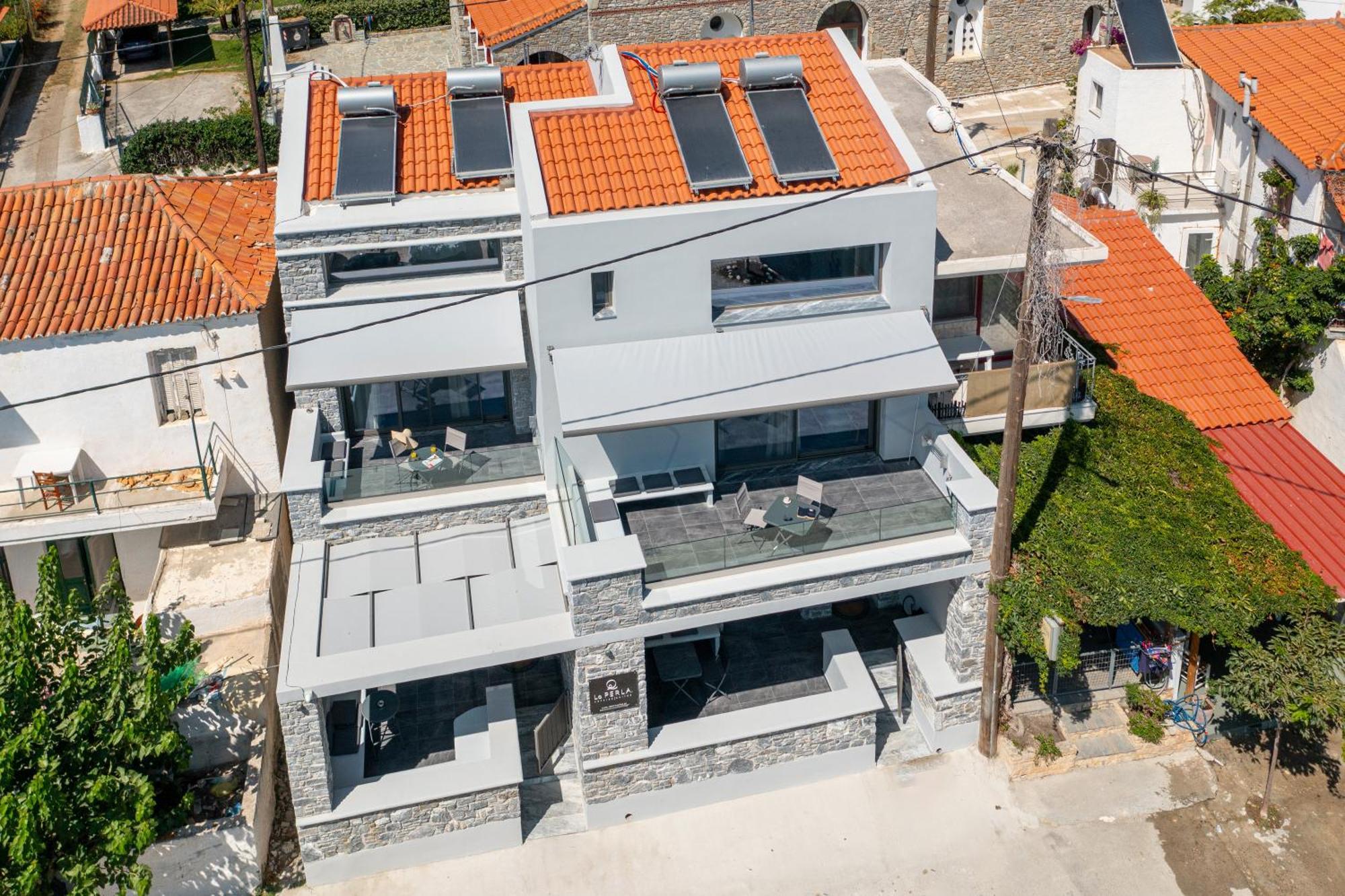 La Perla Suites Agioi Apostoloi  Bagian luar foto